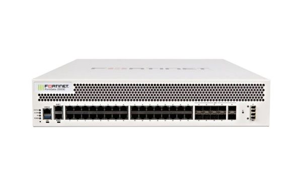 FG-2500E-BDL-811-60 Fortinet FortiGate RJ-45 34 x Ports 10 x 10 GE SFP+ + 2 x 10 GE SFP+ Firewall