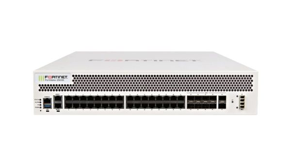 FG-2500E-BDL-871-60 Fortinet FortiGate 2500E RJ45 34 x Ports 10/100/1000Base-T 2U Rack Mountable GigE Firewalls