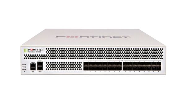 FG-3100D-DC-BDL-974-12 Fortinet FortiGate 3100D RJ45 16 x Ports 1000Base-T 1000Base-X 1U Rack Mountable GigE Firewalls