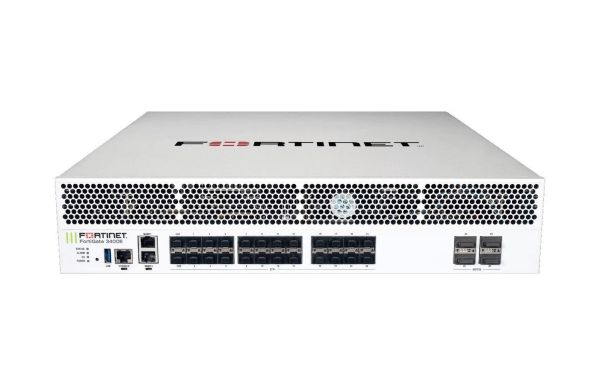 FG-3400E-LENC Fortinet FG-3400E-LENCFortiGate 4 x 100 GE QSFP28 Slots 24x 25 GE SFP28 + 2x GE RJ45 22 x Ports 2U Rack-mountable Firewall