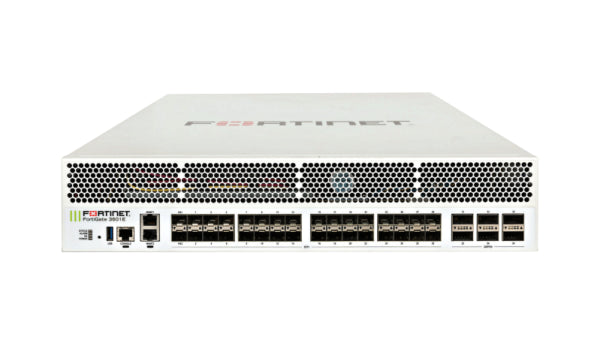 FG-3601E-BDL-950-12 Fortinet FG 3601E 6x 100 GE QSFP28 slots, 32x 25 GE SFP28 slots 2x RJ-45 Ports Firewall Appliances