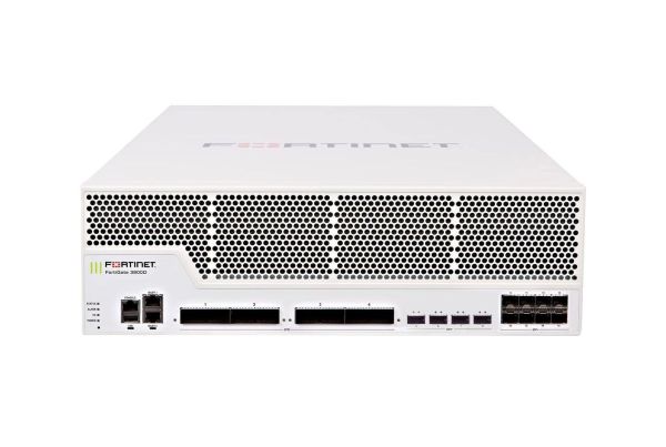 FG-3800D-BDL-964-12 Fortinet FortiGate 3800D 4x 100 GE CFP2 slots, 4x 40 GE QSFP+ slots, 8x 10 GE SFP+ slots, 2x GE RJ-45 Firewall