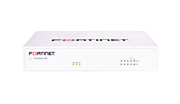 FG-40F-BDL-950-36 Fortinet FortiGate 40F Series FG-40F 4 x Ports 1000Base-T + 1 x Port 1GbE RJ-45 WAN Desktop Network Security Firewall Appliance