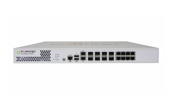 FG-500D-BDL-958-36 Fortinet FortiGate 500D 10-Ports 1000Base-T/X GbE 10 x RJ-45 8 x SFP 120GB STO Manage 1U Desktop Firewall