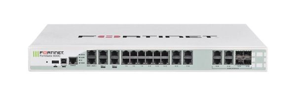 FG-600C-DC-BDL-950-36 Fortinet FortiGate 600C RJ-45 24 x Ports Gigabit Ethernet Rack-mountable Firewall Appliance