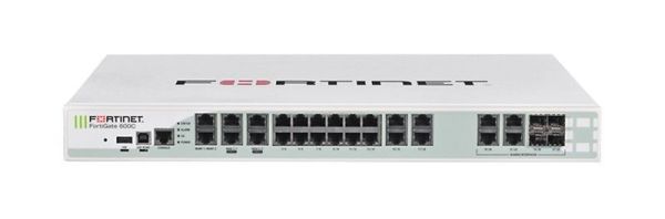 FG-600C-DC-BDL-958-24 Fortinet FortiGate 600C 24-Ports GbE 24 x RJ-45 4GB DDR3 Manage Desktop Rack-Mountable Firewall