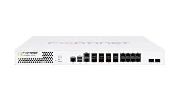 FG-600D-BDL-988-12 Fortinet FG 600D 8xPort 10GBase-X 1000Base-X 1000Base-T 10 GE 8xRJ-45 10 Expansion Slots 1U Firewall W/5Yr FC