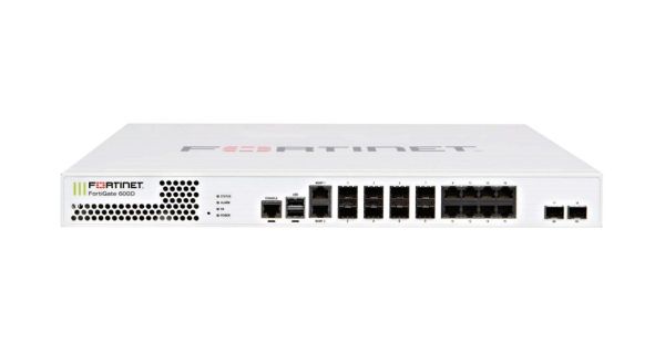 FG-600D-BDL-USG-874-36 Fortinet FortiGate 600D 2 x Ports 10GE SFP+ Slots + 8 x Ports GE RJ-45 + 8 x Ports GE SFP Slots + 2 x Ports Management 1U Network Security/Firewall Appliance