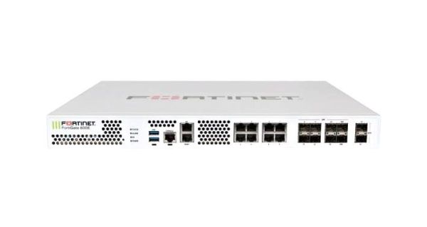 FG-600E-BDL-950-36 Fortinet FortiGate 600E Series 8 x Ports GE RJ-45 + 8 x Ports GE SFP Slots + 2 x Ports SFP+ Slots 1U Rack-mountable Managed Network Security/Firewall Appliance with 5Y 24X7 FC