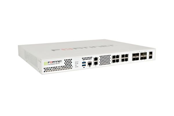 FG-601E-BDL-811-12 Fortinet FortiGate RJ-45 10 x Ports + 8 x Switch Ports 8x GE SFP Network Security/Appliance Firewall