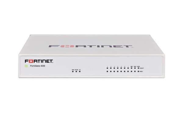 FG-60E-BDL-811-12 Fortinet FortiGate 60E-BDL 10 x Ports GE RJ-45 7 x Ports Internal + 2 x Ports WAN + 1 x Port DMZ Managed Network Security/Firewall Appliance with 1Y 24X7 FC