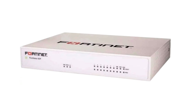 FG-60F-USG-BDL-811-36 Fortinet FG 60F 10x GE RJ45 Ports 7x Internal Ports 2x WAN Ports 1x DMZ Port Firewall 3 Yr 24x7 FC/FG