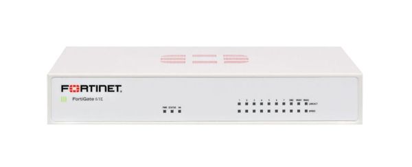 FG-61E-BDL-974-12 Fortinet FortiWiFi 61E 10 x Ports GE RJ-45 + 2 x Ports WAN + 1 x Port DMZ + 7 x Ports Internal 1U Managed Network Security/Firewall Appliance with 1Y 24X7 FC
