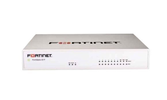 FG-61F-LENC Fortinet FortiGate 10 x GE RJ45 Ports + 7 x Internal Ports + 2 x WAN Ports + 1 x DMZ Ports Firewall