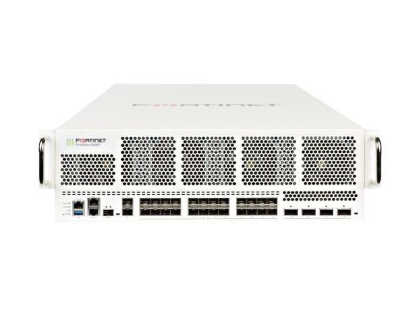 FG-6300F-BDL-974-36 Fortinet + 4 x 100Gb Ethernet QSFP+ + 24 x 25GE + 2 x 1000Base-T RJ-45 3U H+ 1 24X7 FC & FG Firewall