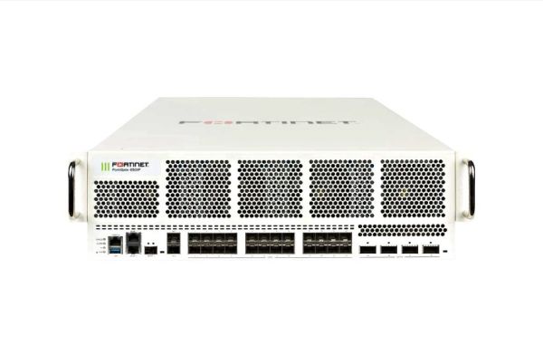 FG-6501F-DC-BDL-950-60 Fortinet 2x 1GE RJ45 Ports 4x QSFP28 24x SFP+ 2x 10GE SFP+ HA 3U Firewall 5 Yr 24x7 FC/FG UTP