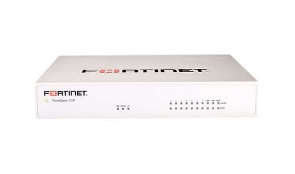 FG-70F-BDL-879-12 Fortinet FortiGate 70F 10x GE RJ45 Ports Firewall Appliance 1 Year FC/FG SMB Protection