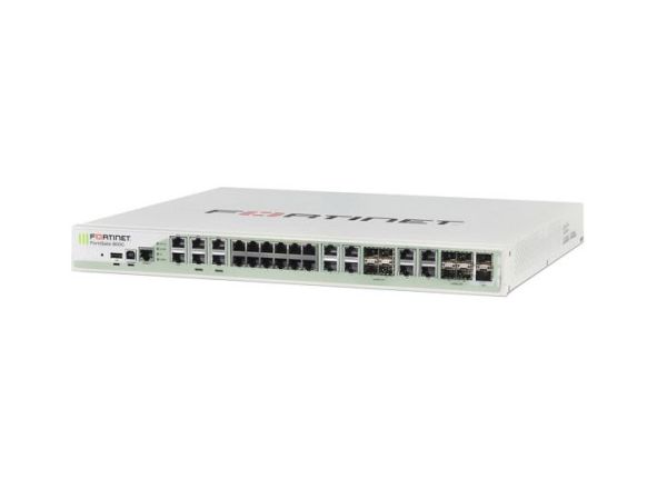 FG-800C-BDL-958-12 Fortinet FortiGate 800C 2 x 10GE SFP+ 12 x GE RJ45 8 x Shared Media Pairs 4 x GE RJ45 64G Storage Firewall