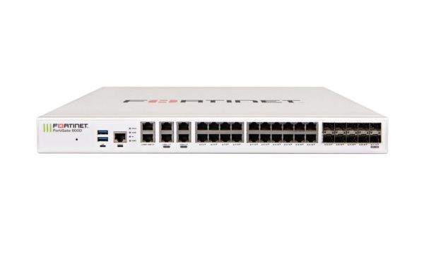 FG-800D-BDL-811-36 Fortinet FortiGate RJ-45 22 x Ports + 2x 10 GE SFP+ Security Appliance/Firewall