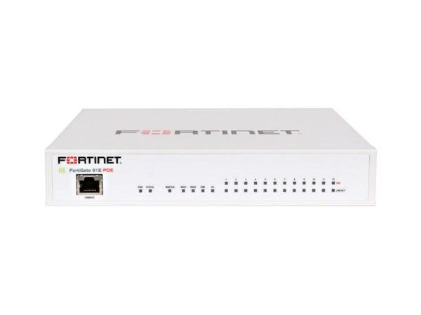 FG-81E-POE-BDL-874-12 Fortinet FG 81E-POE 14xPort 1000Base-TX 2xRJ-45 12 x PoE Ports 2 SFP 2xSFP Managed Firewall Appliances Appliance