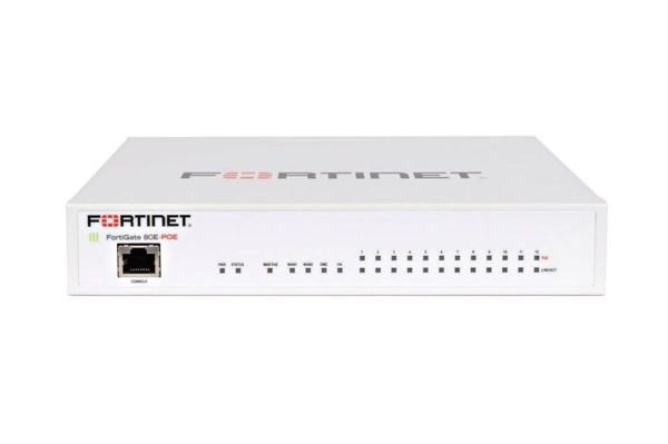 FG80EPOEBDL87148 Fortinet 80-E + 12 x GE RJ45 POE/+ Ports + 2 x GE RJ45/SFP 4y FortiCare Network Security/Firewall Appliance