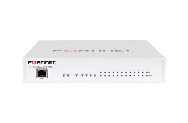 FG81EPOEBDL95048 Fortinet FG-81E + 16 x GE RJ45 Ports + 12 x PoE Ports 4Y FortiCare Network Security/Firewall Appliance