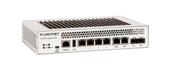 FGR-60D-BDL-871-12 Fortinet FortiGate Rugged 60D 4-Ports 1000Base-T/1000Base-X GbE 4 x RJ-45 2 x SFP Manage Desktop Firewall