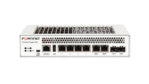 FGR-60D-BDL-874-60 Fortinet FG Rugd 60D 6xPort 1000Base-TX, 6 x RJ-45 2 Expansion Slots Firewall Appliances
