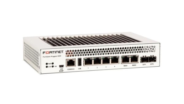FGR-60D-BDL-964-36 Fortinet FG Rugged 60D 6xPort 1000Base-T, 1000Base-X Gigabit Ethernet 6 x RJ-45 2 Expansion Slots Firewall Appliance
