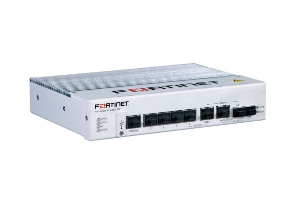 FGR-60F-BDL-950-60 Fortinet FortiGate RJ-45 4 x Ports + 2 x SFP By Pass Set Up B/t WAN1 AND Port x 4 Security/Appliance Firewall