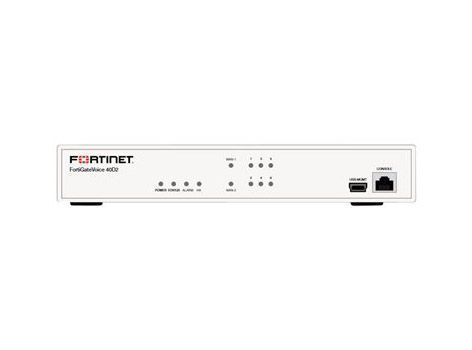 FGV-40D2 Fortinet FortiGate Voice 40D2 1000Base-T GbE 8 x RJ-45 Integrated Phone System 2 x FXO 2 x FXS Firewall