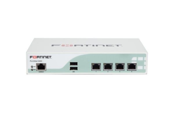 FML60DBDL95324 Fortinet FML-60D + 4 x GE RJ45 Ports 500GB Storage Hardware Plus 2Y 8X5 Forticare Firewall