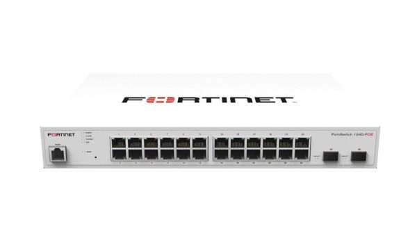 FS-124B-POE Fortinet FortiSwitch 124B-POE 12 x Ports 10/100Base-T PoE + 12 x Ports 10/100Base-T + 2 x Ports Shared SFP 1U Rack-mountable Layer 2 Managed Fast Ethernet Network Switch