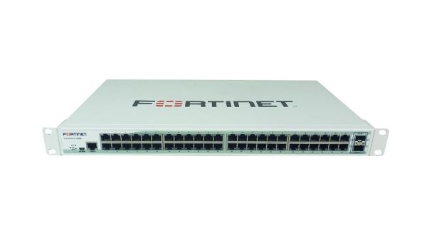 FS-448B-NFR Fortinet FortiSwitch 448B 48 x Ports 10GbE SFP+ 1U Rack-mountable Layer 2 Gigabit Ethernet Network Switch