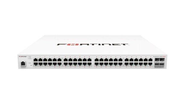 FS-448D-FPOE Fortinet FortiSwitch 400 Series 448D-FPOE 48 x Ports 1000Base-T + 4 x SFP+ Ports Layer 2 Managed 1U Rack-mountable Gigabit Ethernet Network Switch