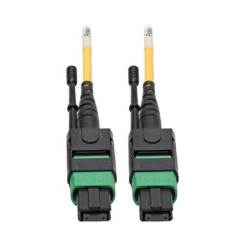 FTP-100YM Fortinet FortiTap 100G 3M 1 Female MPO to 2 Female MPO Connectors Multi-Mode Y-Cable