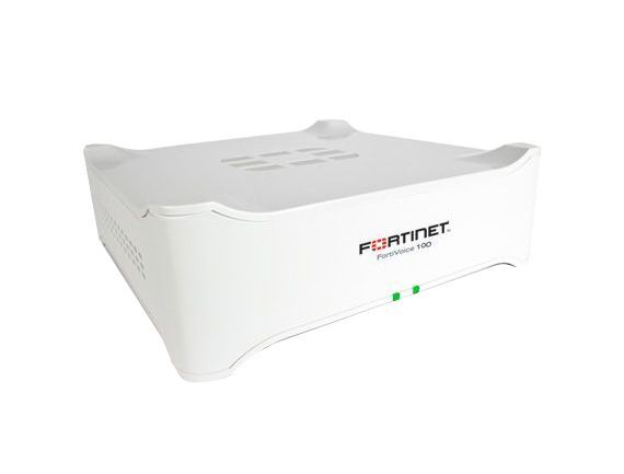 FVC100BDL31112 Fortinet FVC-100 FortiVoice-100 Phone System Bundle 8 Fxo + 4 FXS Ports + 100 Extensions VOIP Trunking