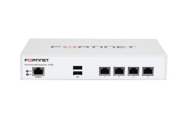 FVE-100E-BDL-311-36 Fortinet FVE-100E + 4 x 1000 ports + 1 x 500GB Storage 100 Extensions, 15 VoIP trunks H/W+ 3Y Gateway