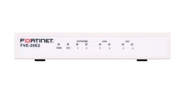 FVE-20E2-BDL-247-36 Fortinet FortiVoice-20E2 2x 10/100 ports, 2x FXO, 2x FXS, 8 GB storage, 20 endpoints, 4 VoIP trunks Phone System