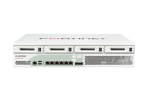 FWB-1000D-USG-BDL Fortinet 1000D + 2 x GE SFP slots + 6 x GE RJ45 ports 4 TB storage H+ 1Y 8x5 FC & FG Firewall