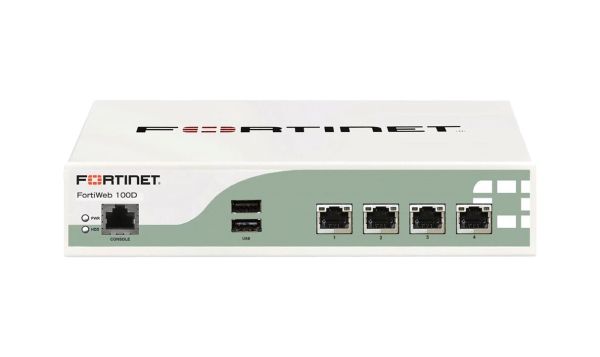 FWB-100D-USG Fortinet FortiWeb 100D RJ45 6 x Ports 1000Base-T 1000Base-X SFP + 2 2U Rack Mountable GigE Firewalls
