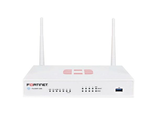 FWF-30E-BDL-USG-874-60 Fortinet FWF-30E-BDL-USG-874-60FortiWifi 30E 5xPort 1000Base-T Wireless LAN IEEE 802.11a/b/g/n 5 x RJ-45 Firewall Appliances