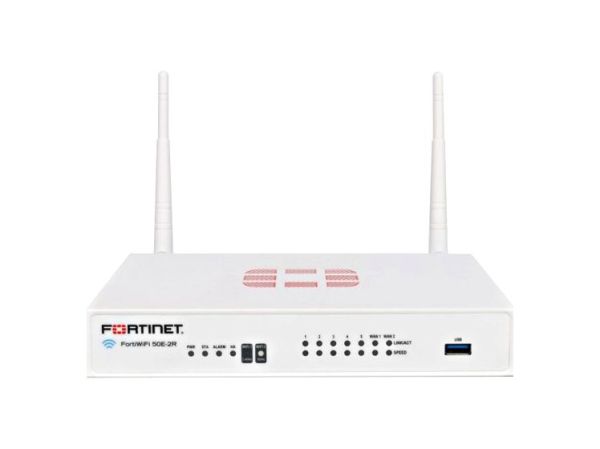 FWF-50E-2R-BDL-964-12 Fortinet FortiWiFi 50E-2R 7 x Ports GE RJ-45 + 2 x Ports WAN + 5 x Ports GE RJ-45 Switch Wireless 802.11a/b/g/n Managed Network Security/Firewall Appliance