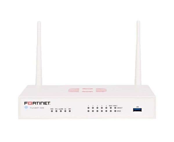 FWF-50E-2R-BDL-980-60 Fortinet FW 7xPort 1000Base-T,Wireless LAN IEEE 802.11ac,7 x RJ-45 Ports Firewall
