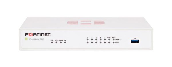 FWF-50E-BDL-874-36 Fortinet FortiWiFi 50E 7 x Ports GE RJ-45 + 2 x Ports WAN + 5 x Ports GE RJ-45 Switch Wireless 802.11a/b/g/n Managed Network Security/Firewall Appliance with H+ 3Y 8X5 FC