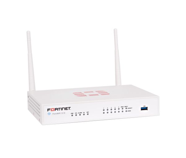 FWF-51E-BDL-871-36 Fortinet FortiWiFi 51E 7-Ports 1000Base-T GbE WLAN IEEE 802.11a/b/g/n 7 x RJ-45 Manage Desktop Firewall