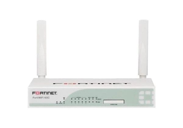 FWF-60C Fortinet FortiWiFi 60C 5 x Ports 1000Base-T 2 x RJ-45 Ports 100Base-TX 1 x WAN Ports 100Base-TX Network Security Firewall