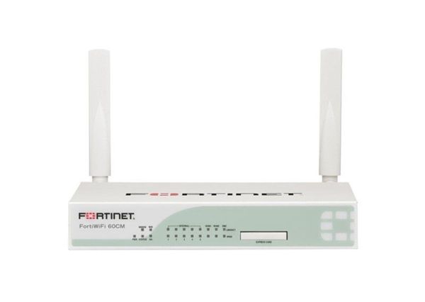 FWF-60CM-3G4G-B Fortinet FortiWiFi 60CM RJ-45 5 x Ports 1000Base-T + 2 x Wan Ports + 1 x DMZ Port GE Firewall Appliance