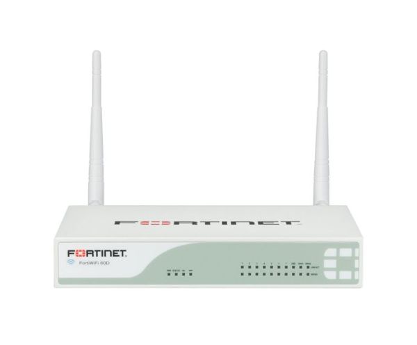 FWF-60D-USG Fortinet FortiWifi 60D RJ-45 10 x Ports 1000Base-T WLAN Gigabit Ethernet WM Firewall Appliance