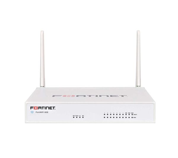 FWF-60E-BDL-874-12 Fortinet FortiWiFi 60E 10 x Ports GE RJ-45 7 x Ports Internal + 2 x Ports WAN + 1 x Port DMZ Managed Network Security/Firewall Appliance with 1Y 8X5 FC